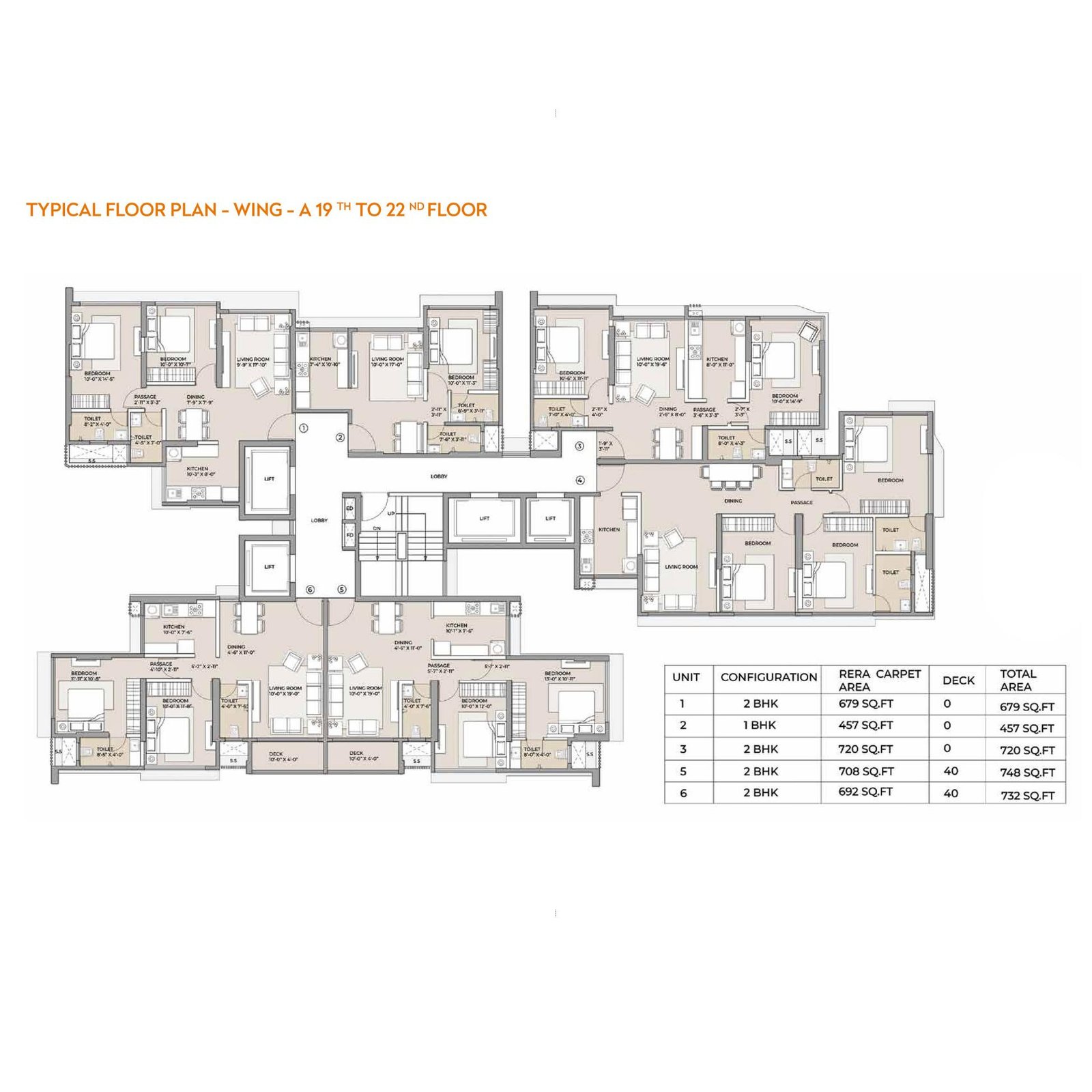 Arkade-Crown-Floor-Plan-Wing-A